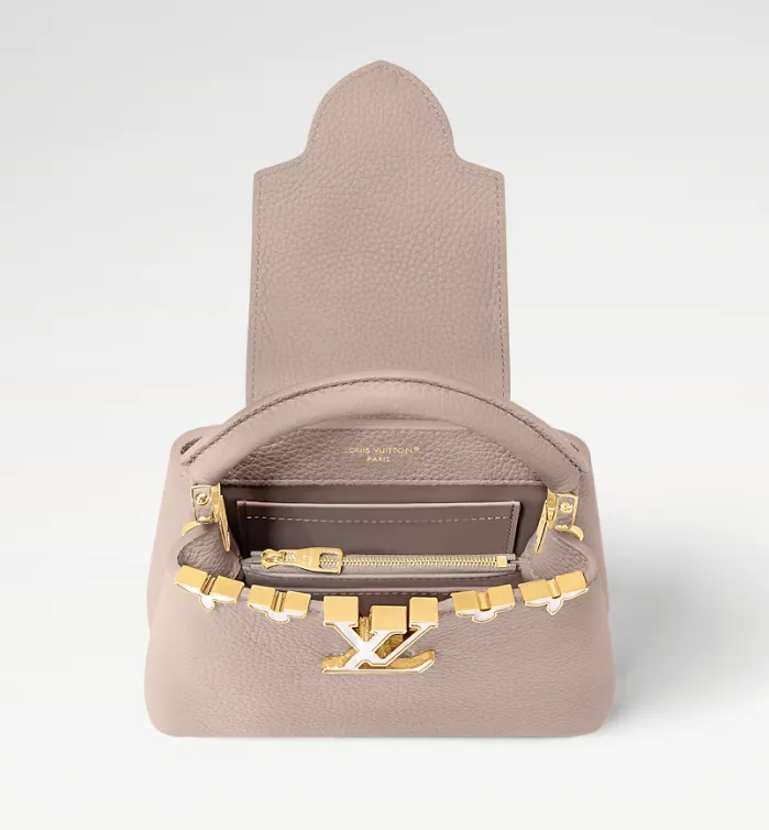 Louis Vuitton  Taurillon Embellished Flower Crown Capucines