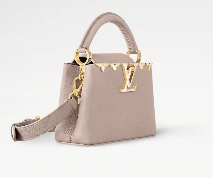 Louis Vuitton  Taurillon Embellished Flower Crown Capucines
