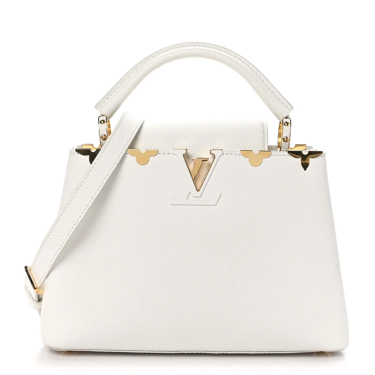 Louis Vuitton  Taurillon Embellished Flower Crown Capucines