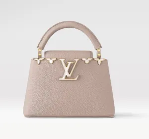 Louis Vuitton  Taurillon Embellished Flower Crown Capucines