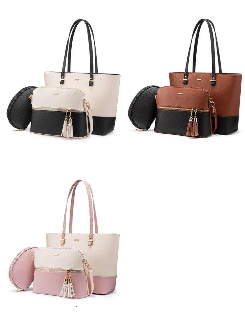 luxury Ladies large tote bag set