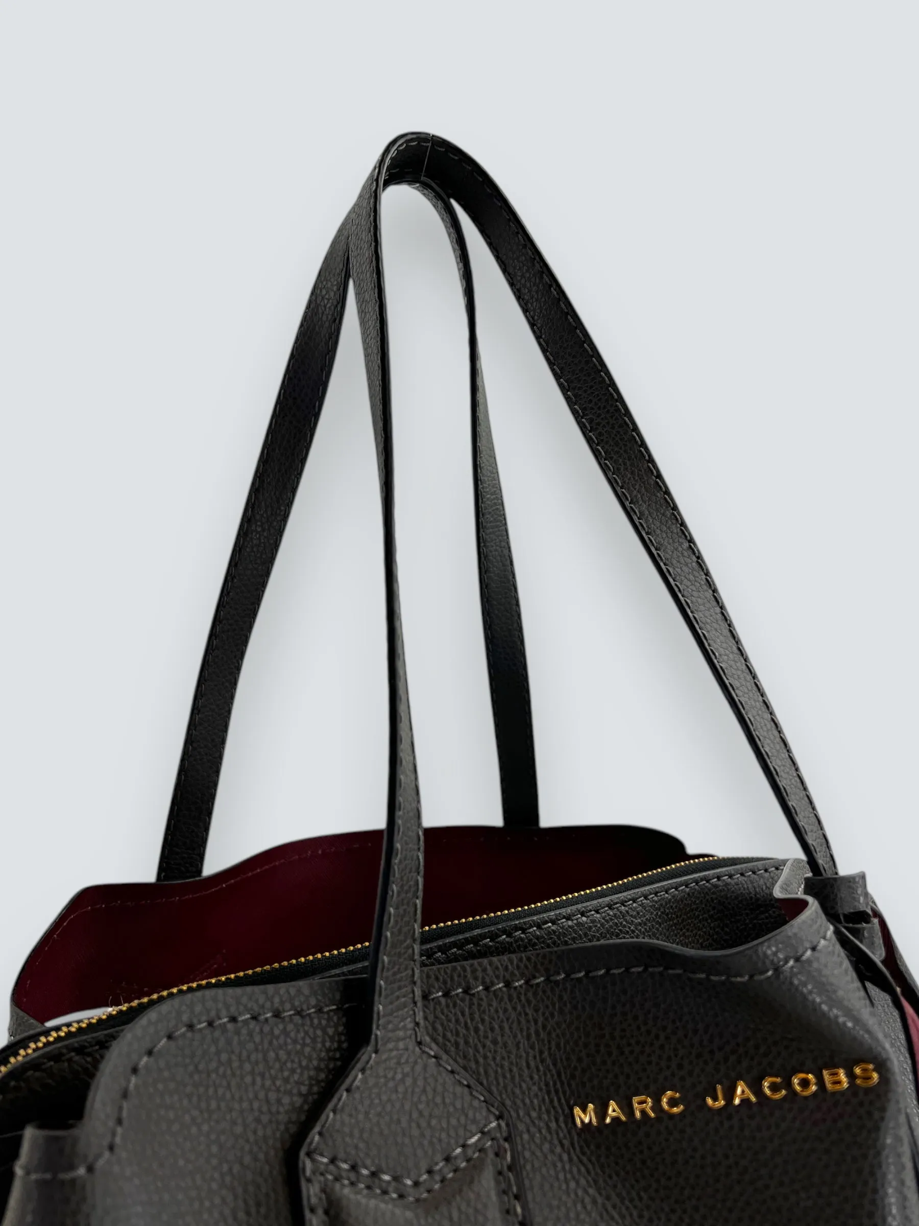 Marc Jacobs Charcoal Grey Leather "The Editor" Tote