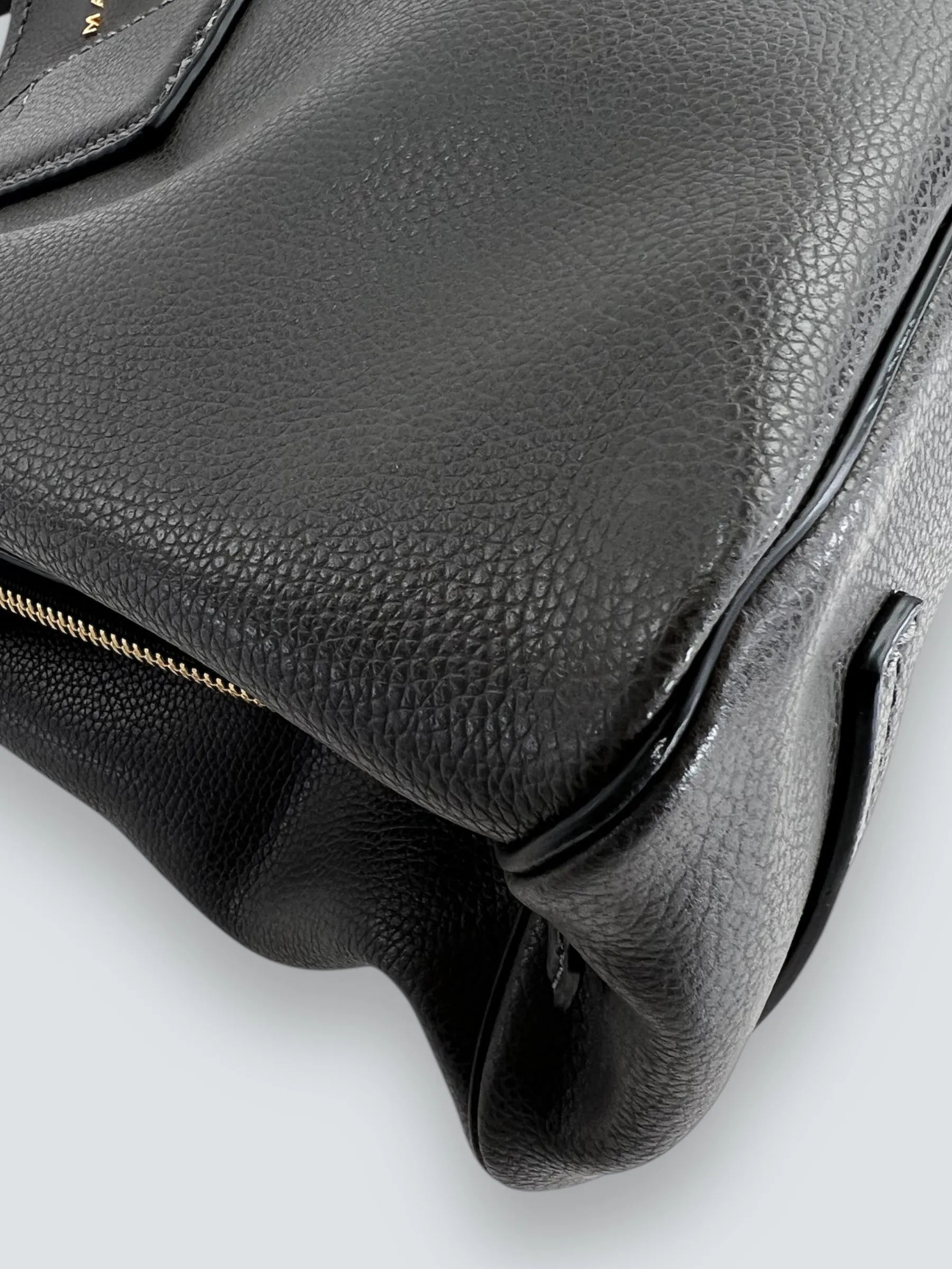 Marc Jacobs Charcoal Grey Leather "The Editor" Tote