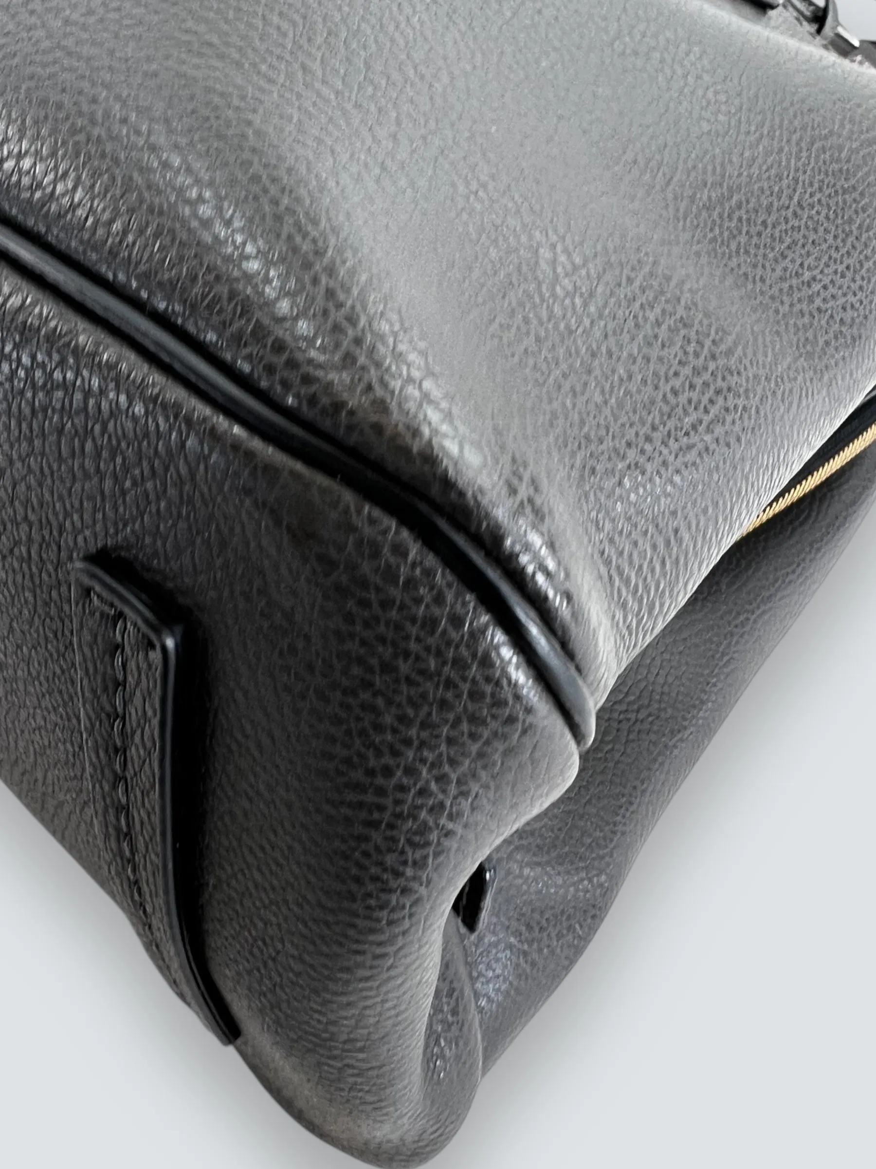 Marc Jacobs Charcoal Grey Leather "The Editor" Tote