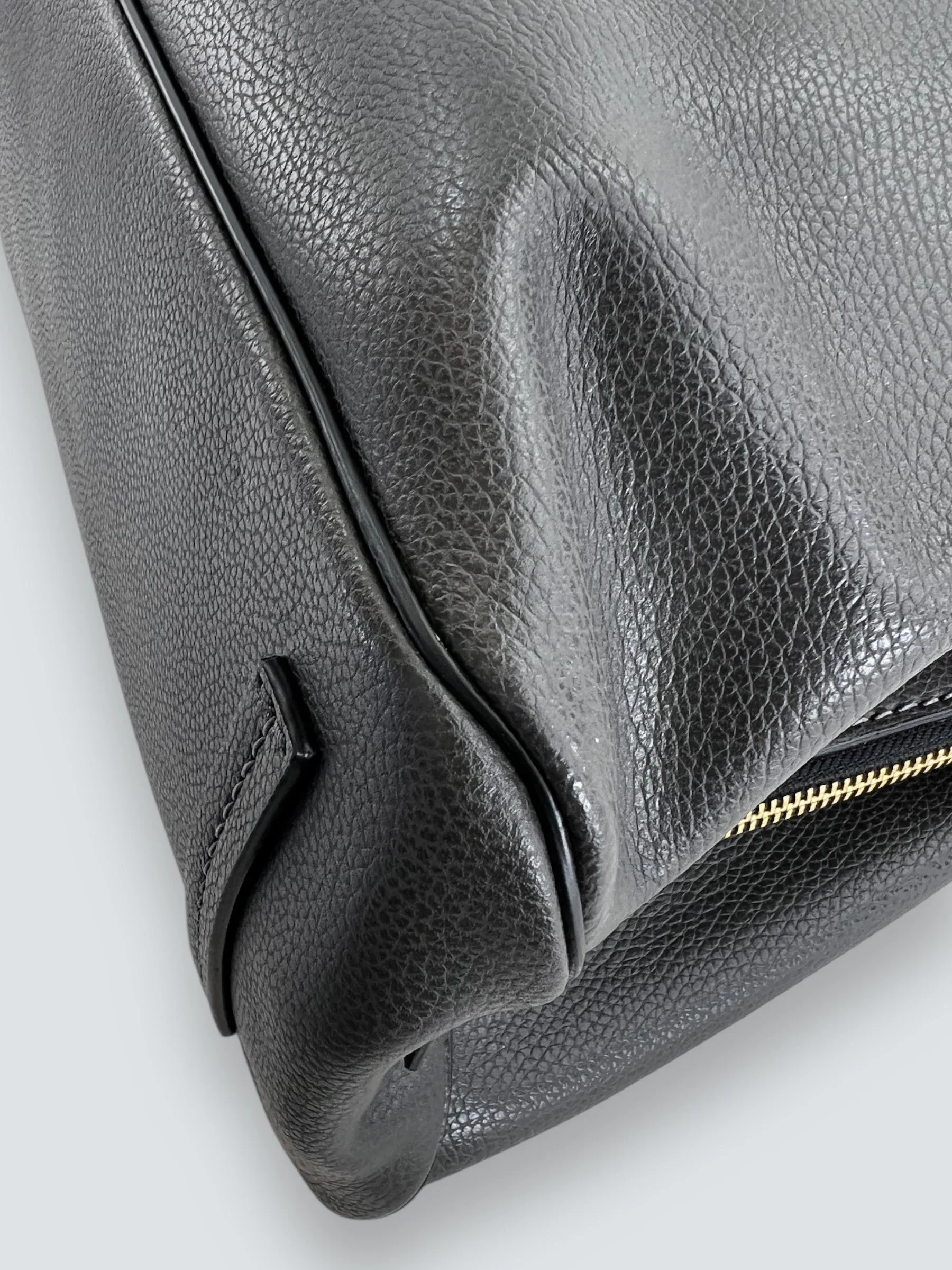 Marc Jacobs Charcoal Grey Leather "The Editor" Tote