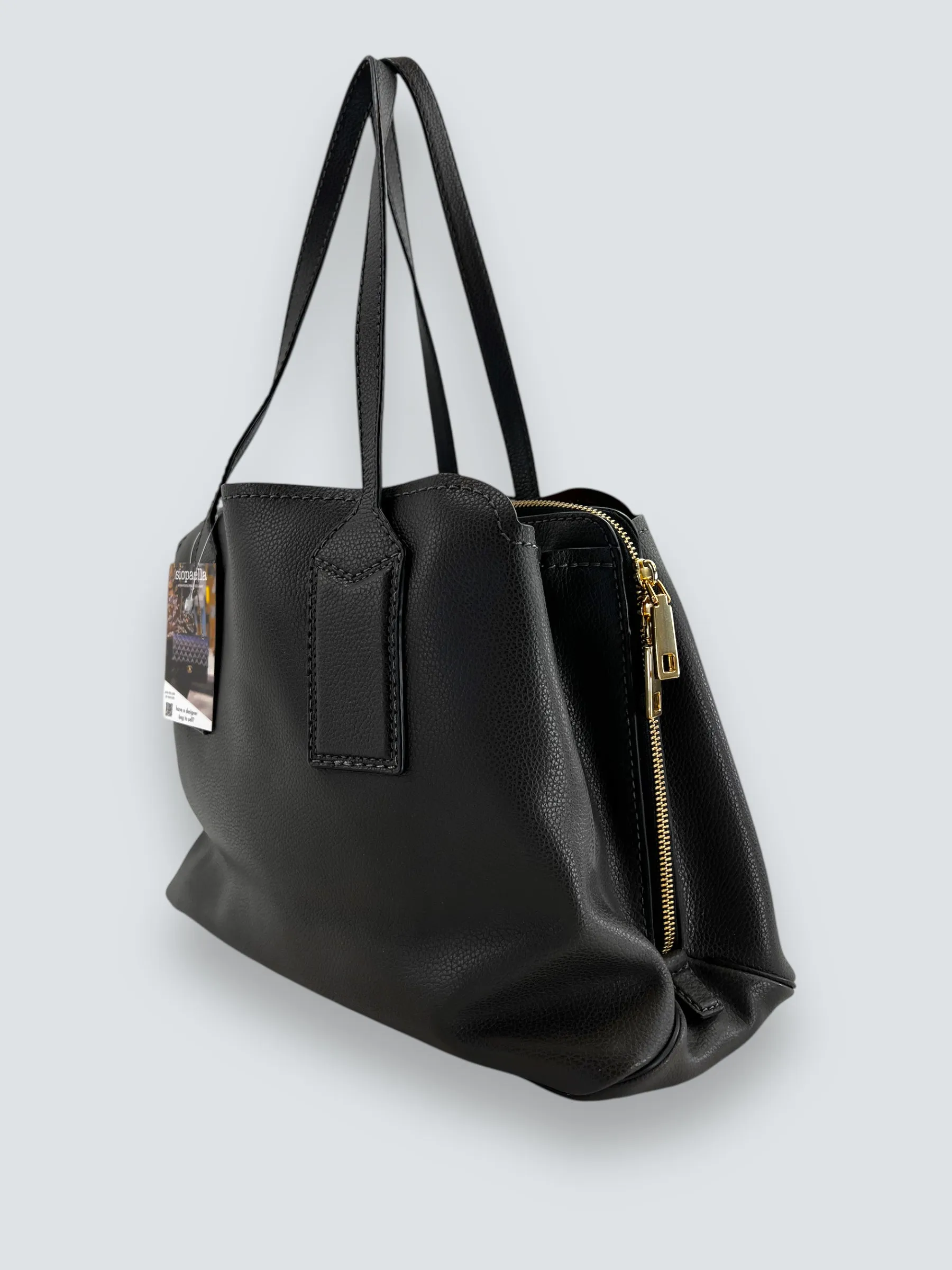 Marc Jacobs Charcoal Grey Leather "The Editor" Tote
