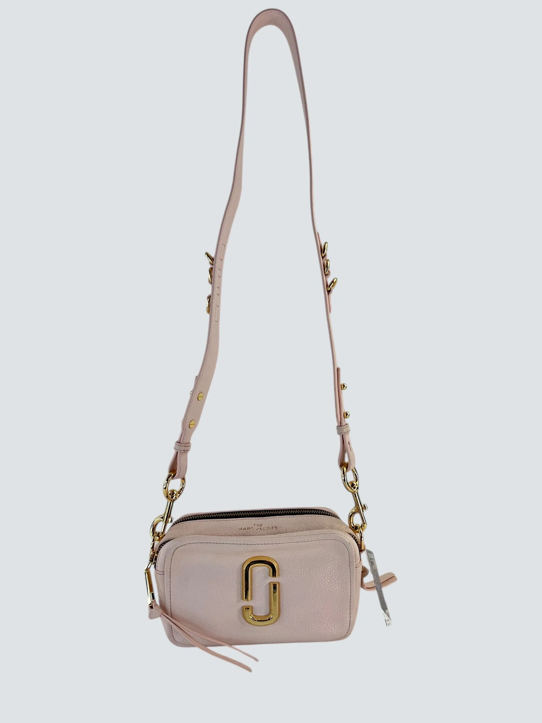 Marc Jacobs Pink Leather Softshot Crossbody