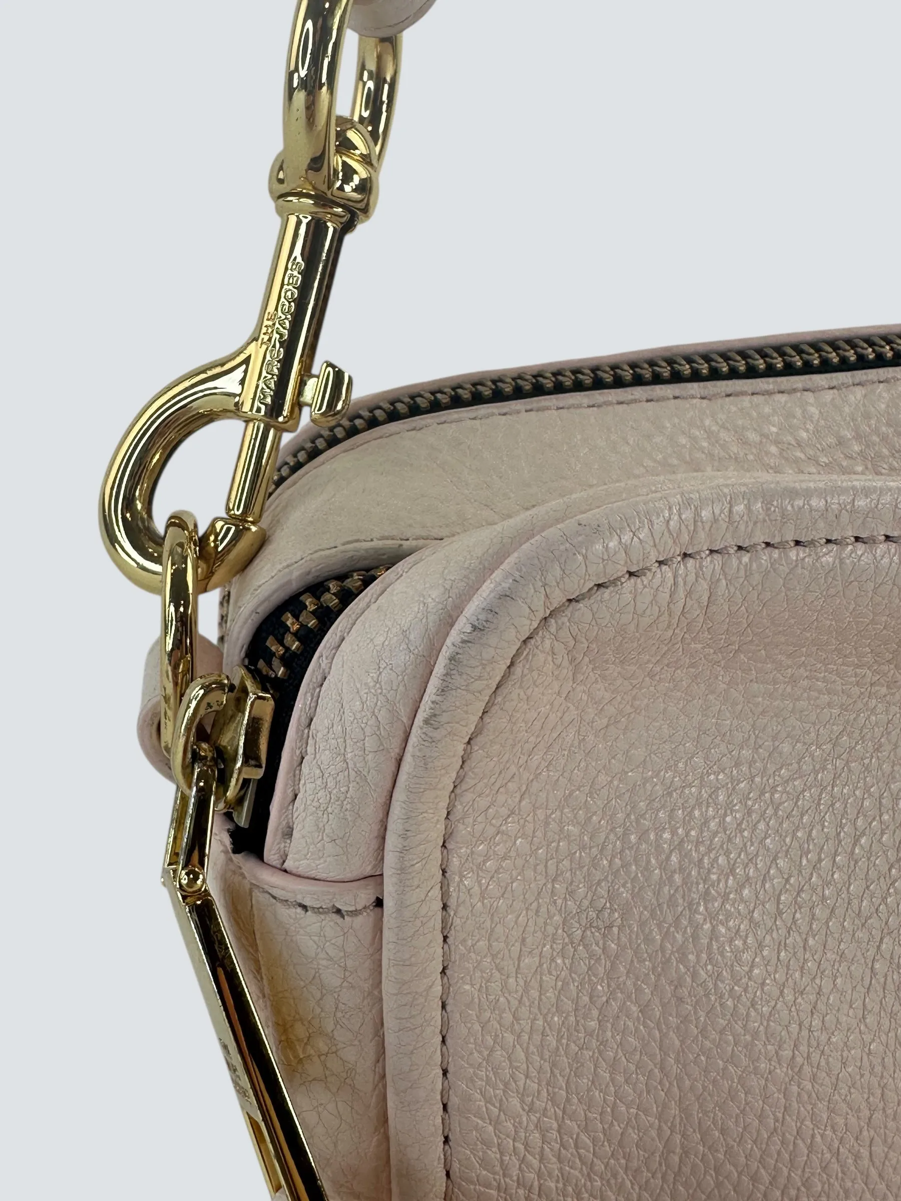 Marc Jacobs Pink Leather Softshot Crossbody