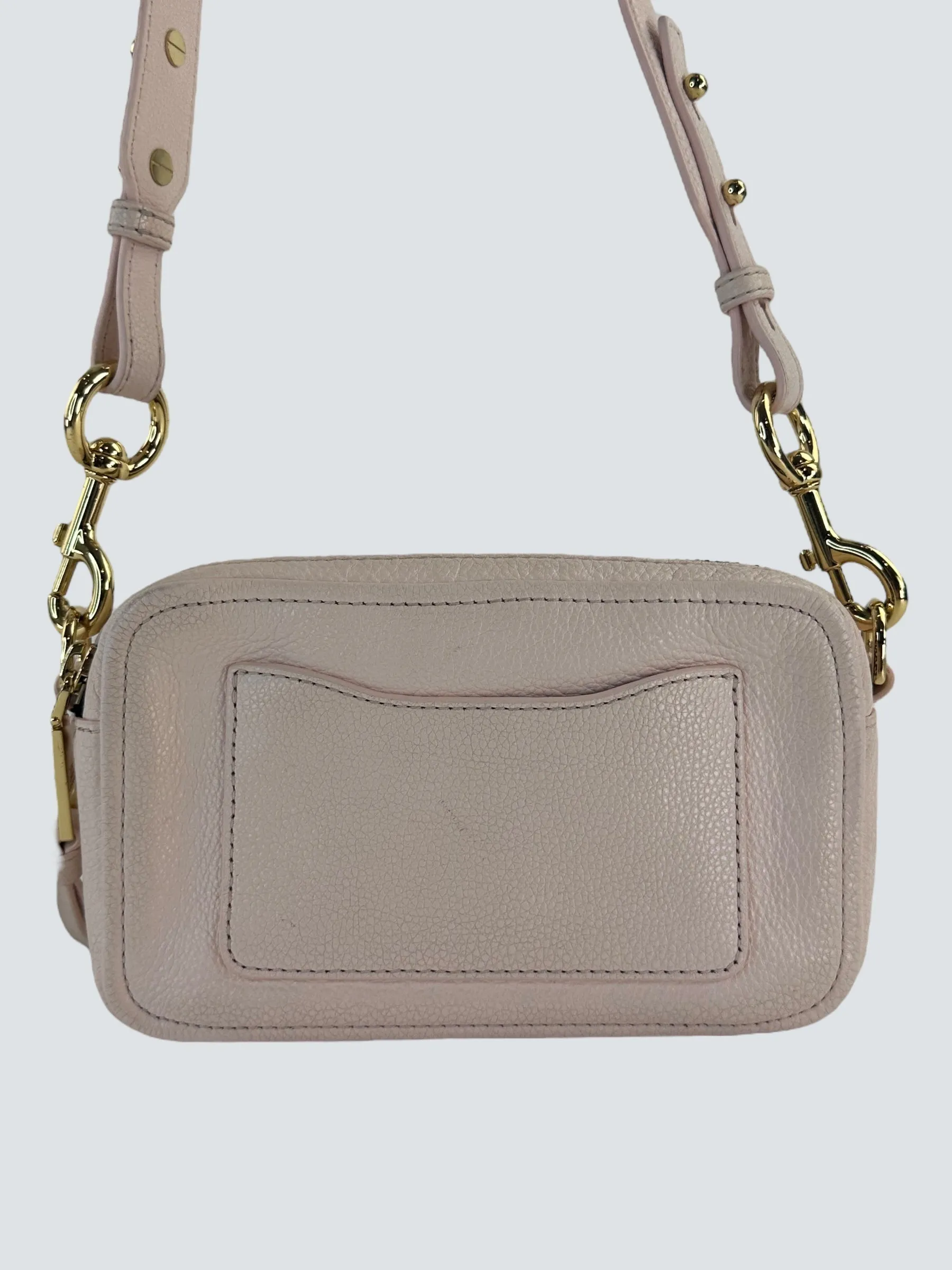 Marc Jacobs Pink Leather Softshot Crossbody