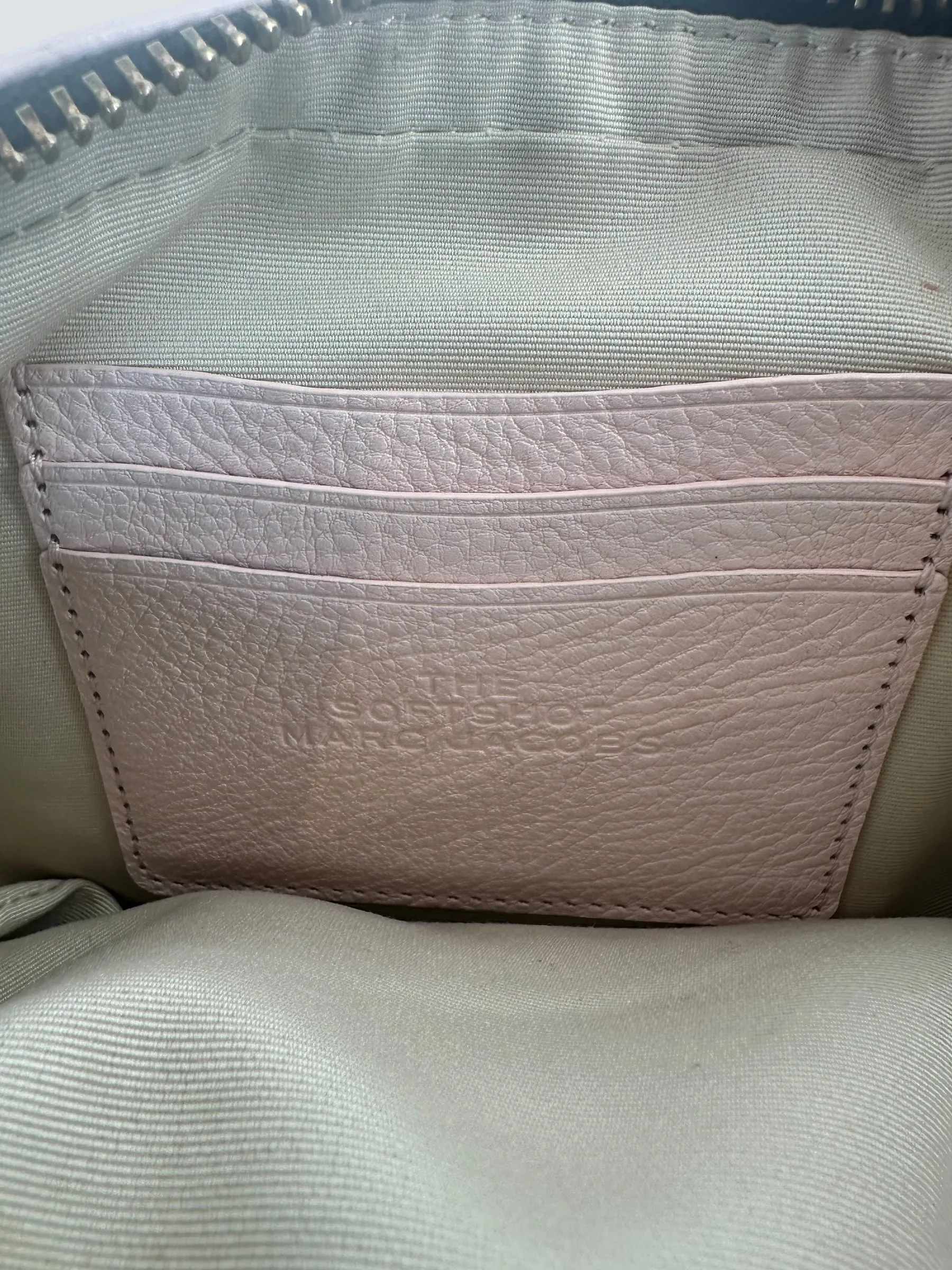 Marc Jacobs Pink Leather Softshot Crossbody