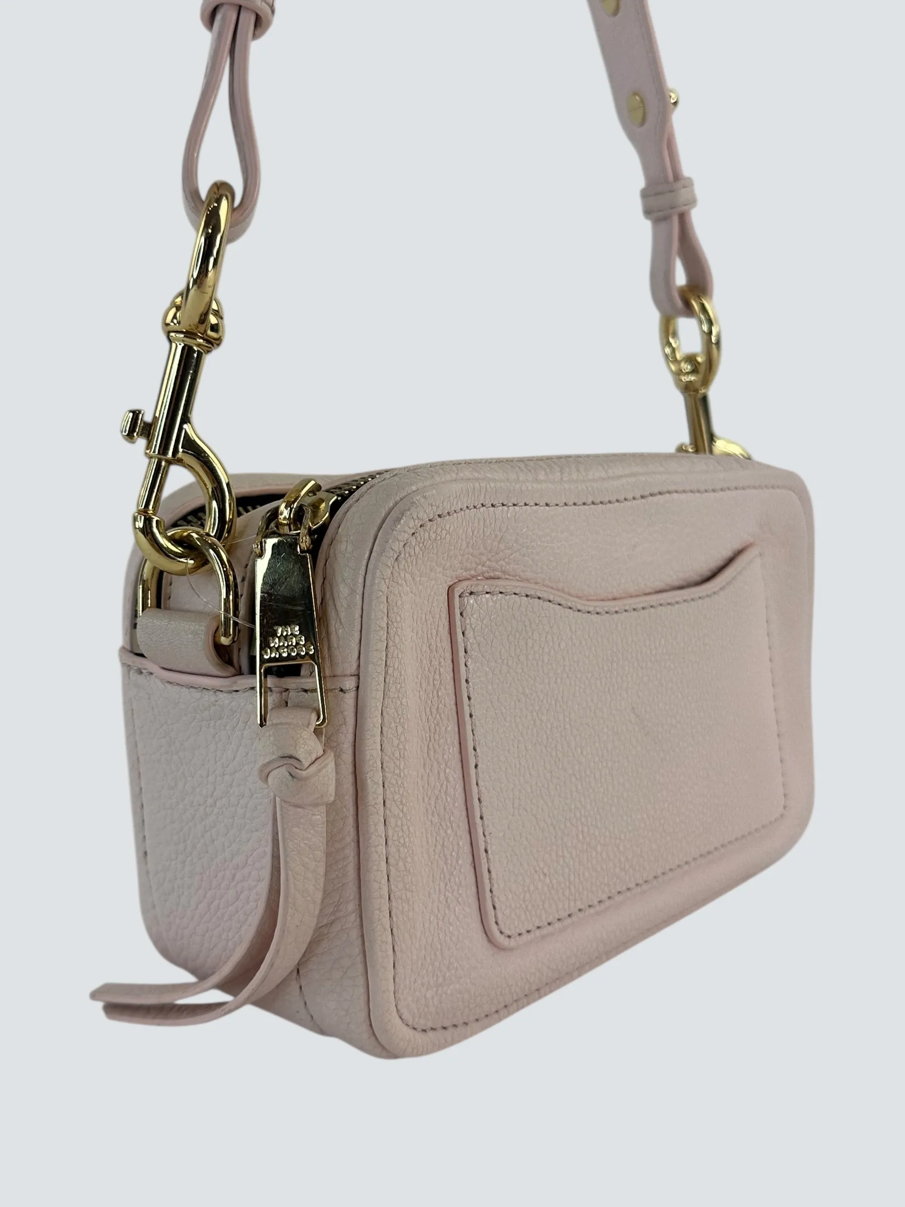 Marc Jacobs Pink Leather Softshot Crossbody