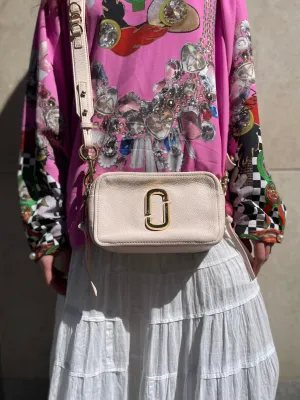Marc Jacobs Pink Leather Softshot Crossbody