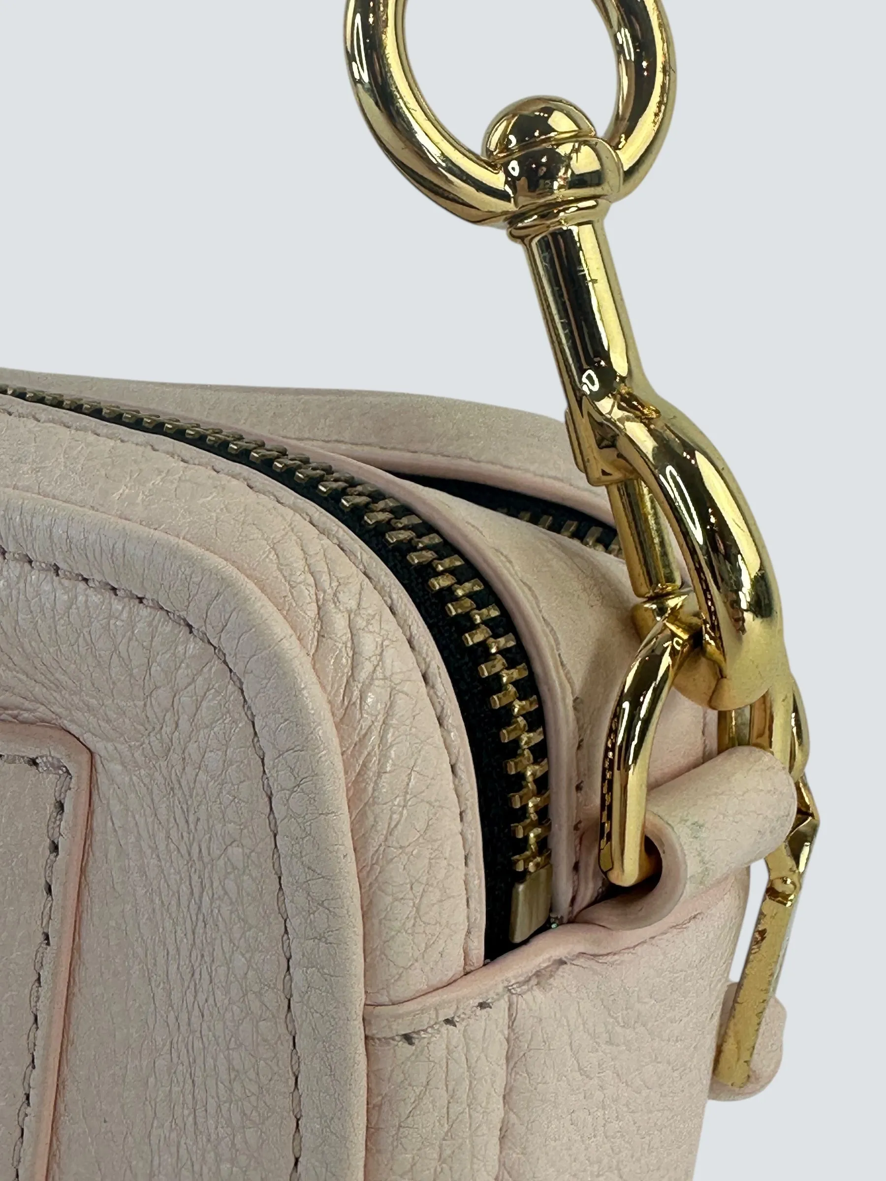 Marc Jacobs Pink Leather Softshot Crossbody