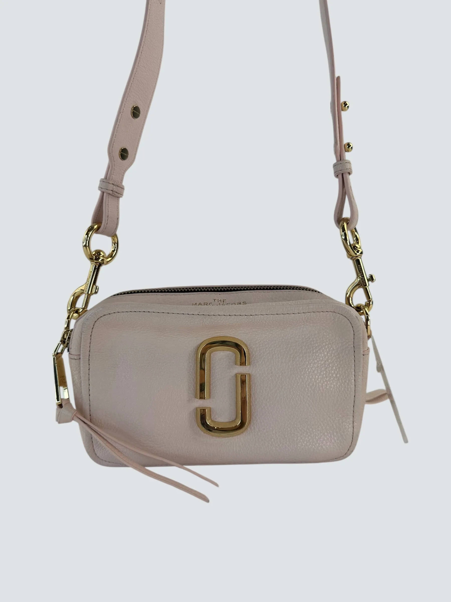 Marc Jacobs Pink Leather Softshot Crossbody
