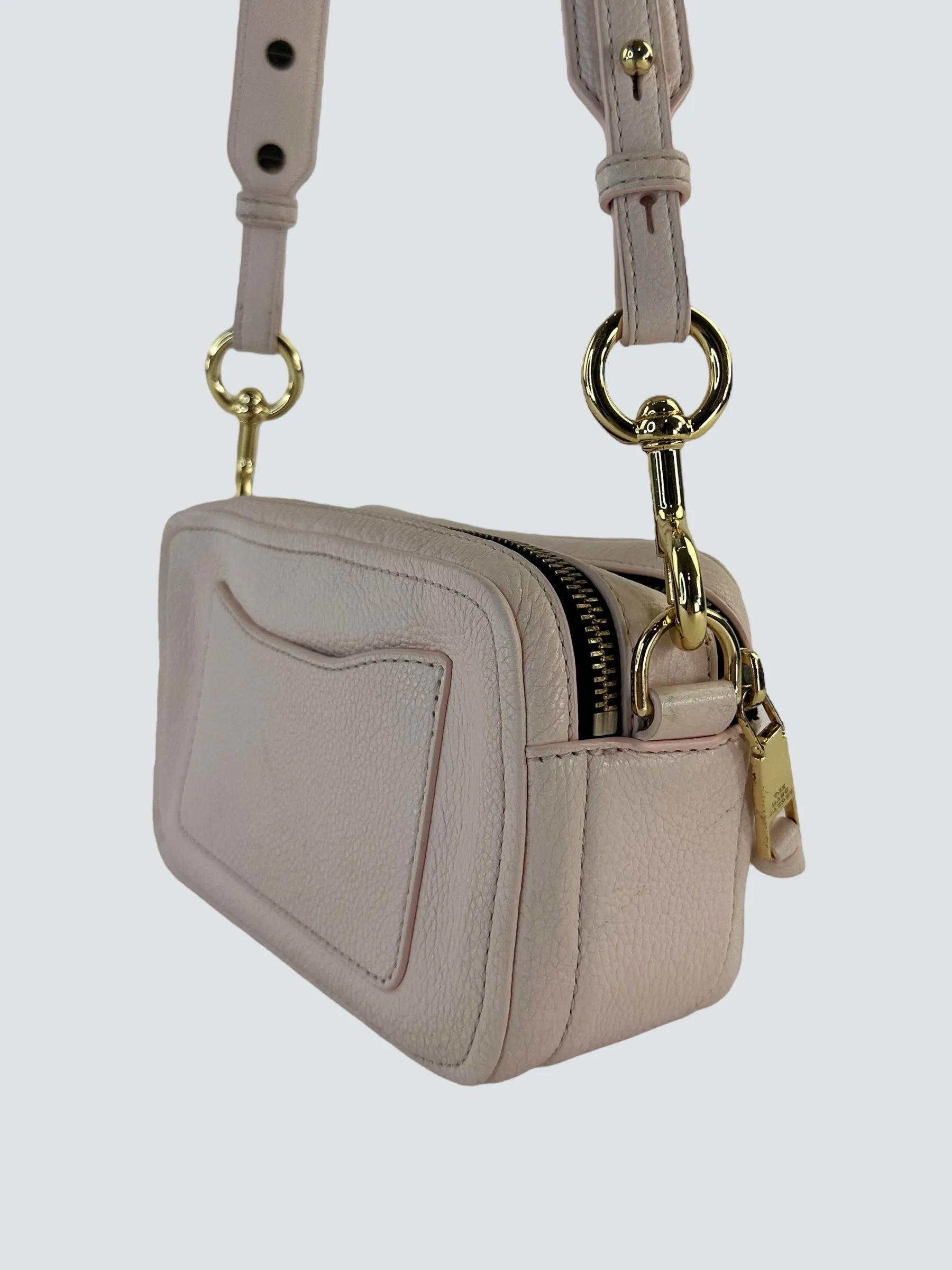Marc Jacobs Pink Leather Softshot Crossbody