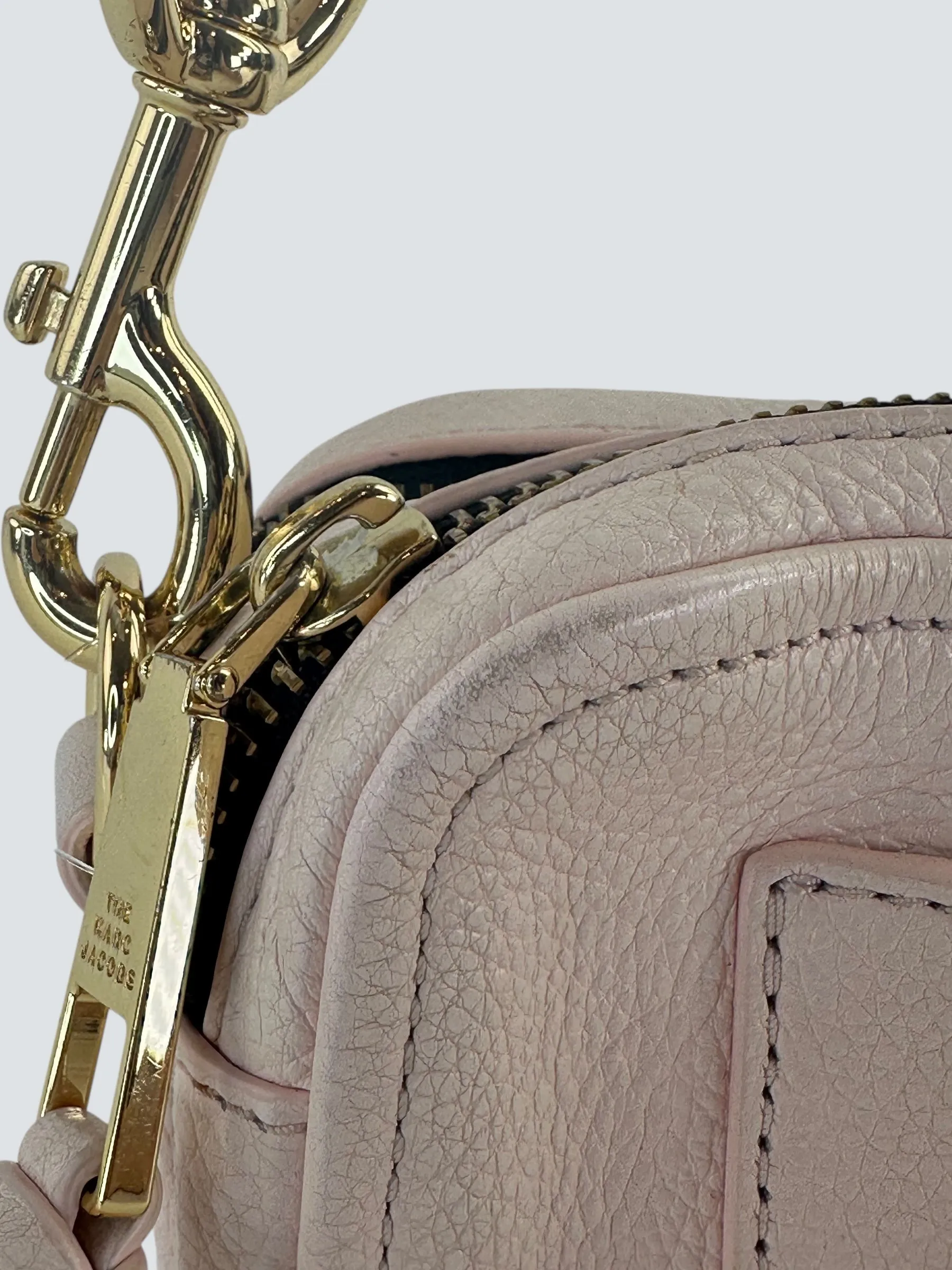 Marc Jacobs Pink Leather Softshot Crossbody