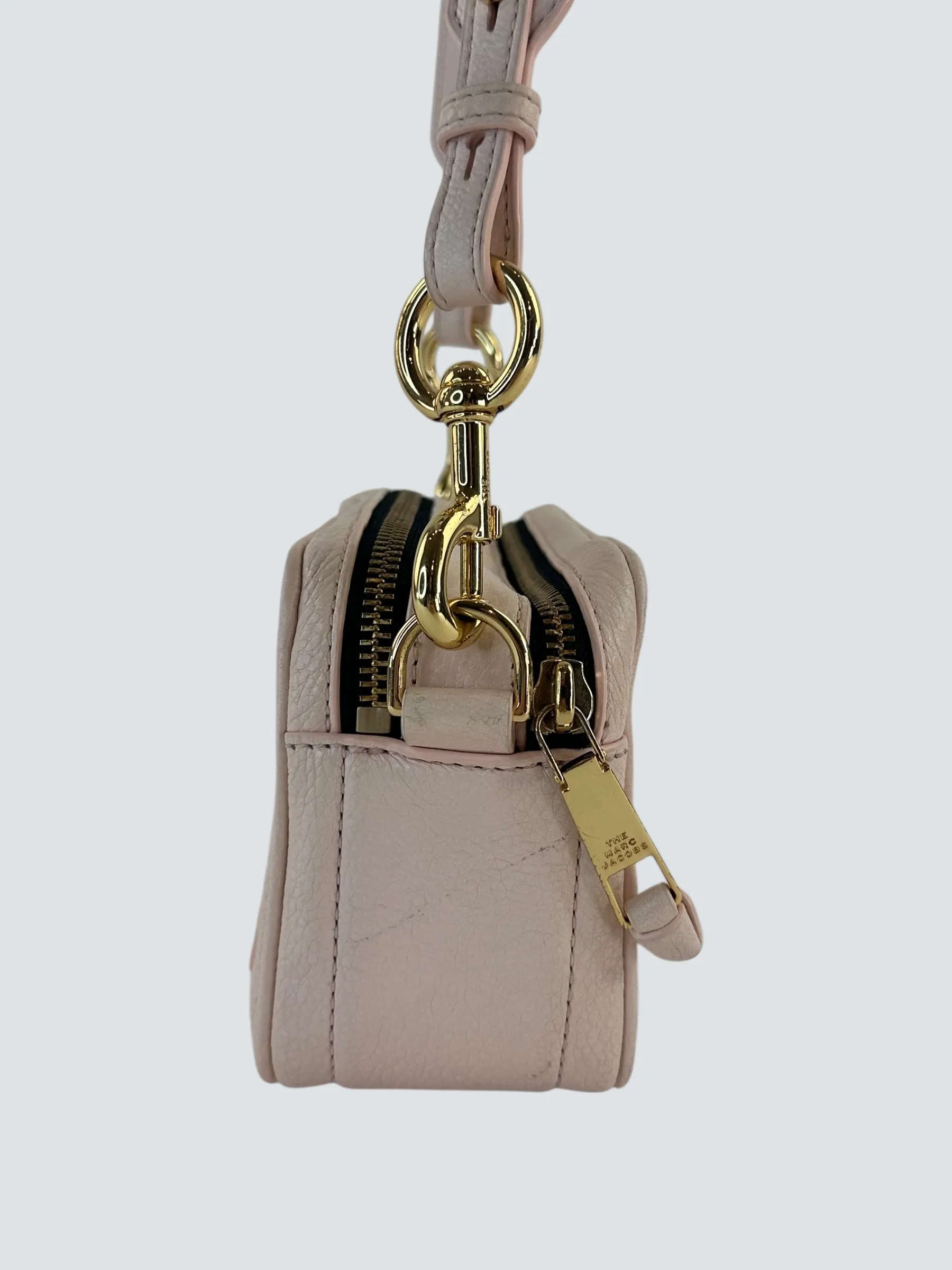 Marc Jacobs Pink Leather Softshot Crossbody