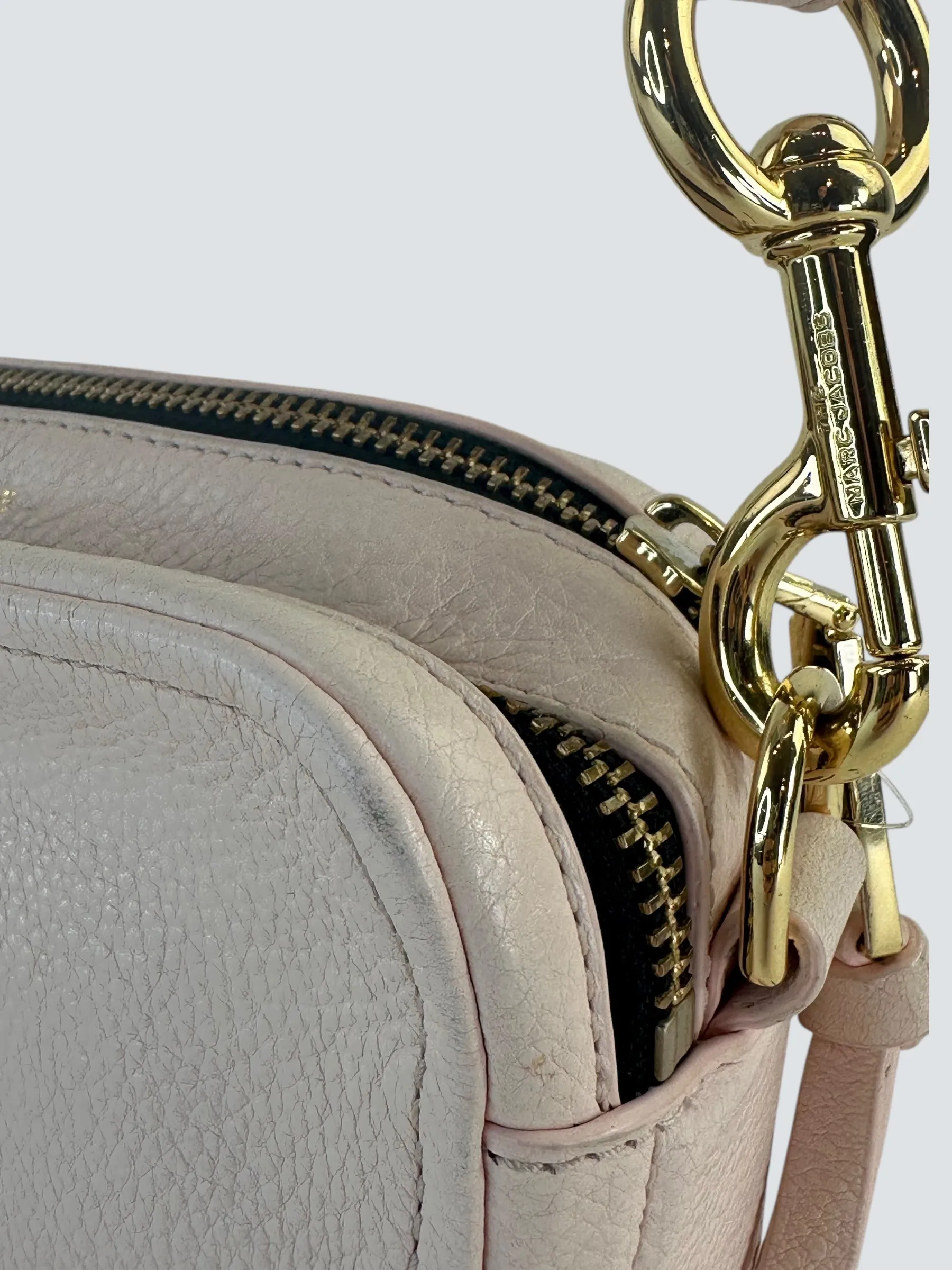 Marc Jacobs Pink Leather Softshot Crossbody