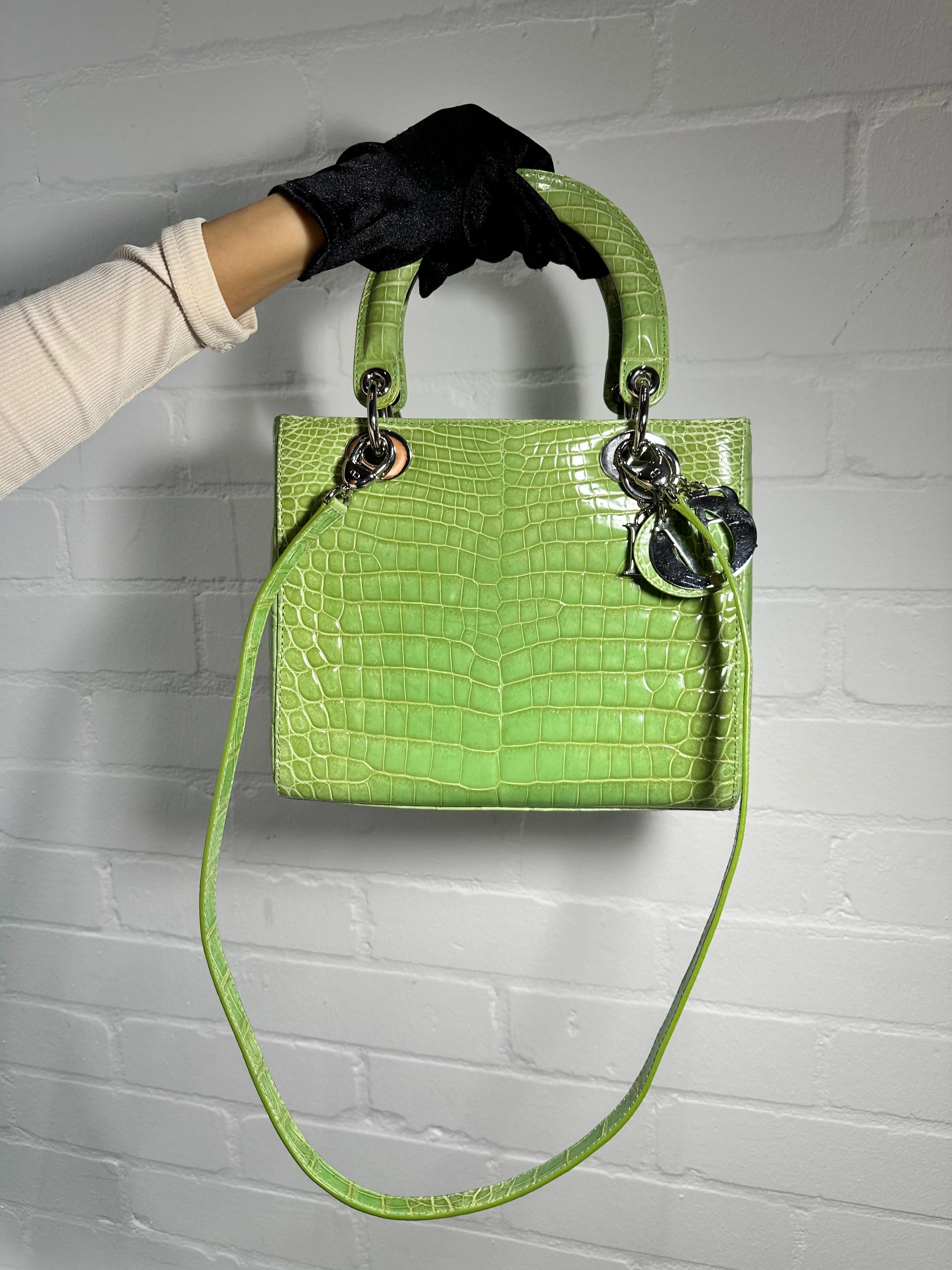 Medium Lady Dior Green