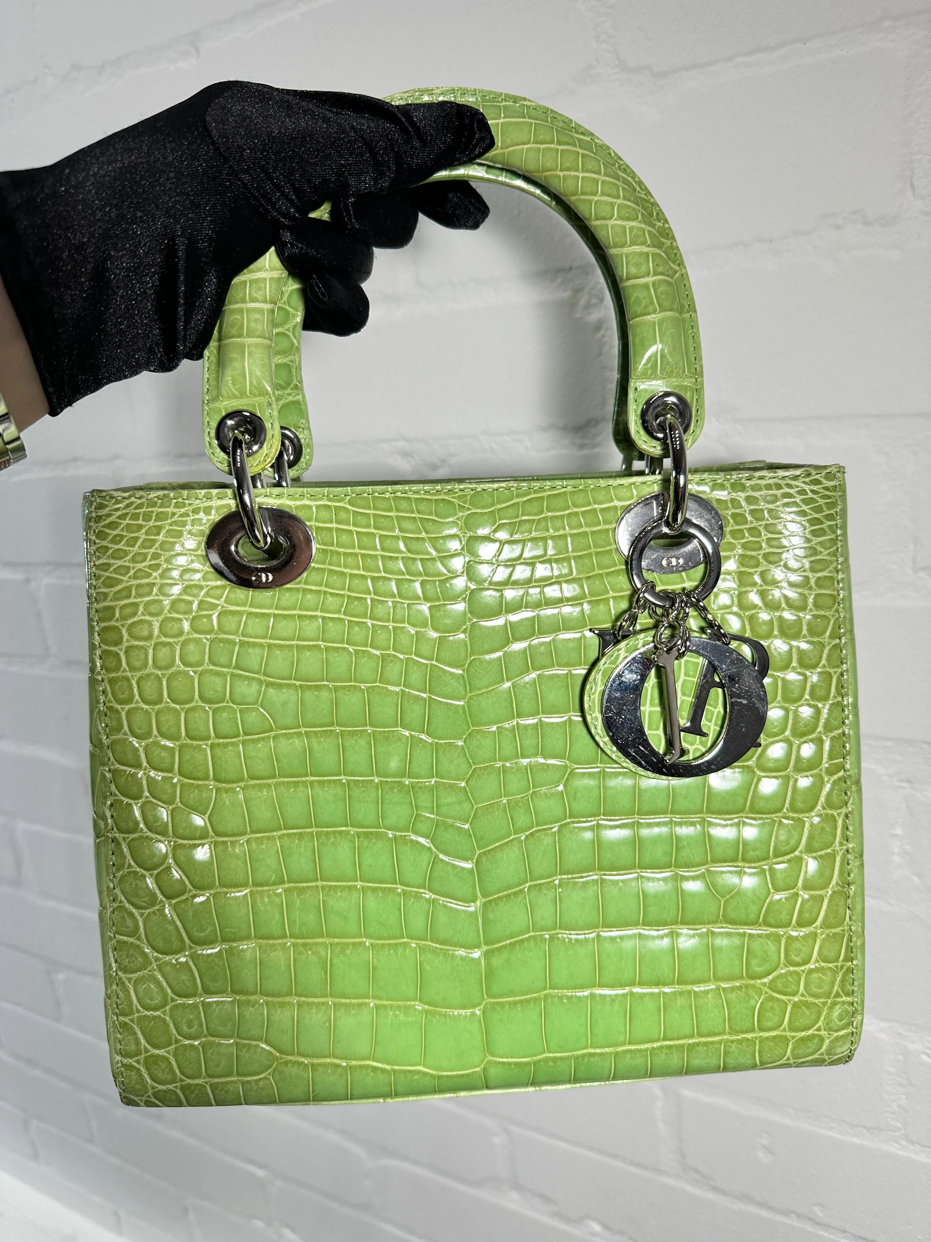 Medium Lady Dior Green