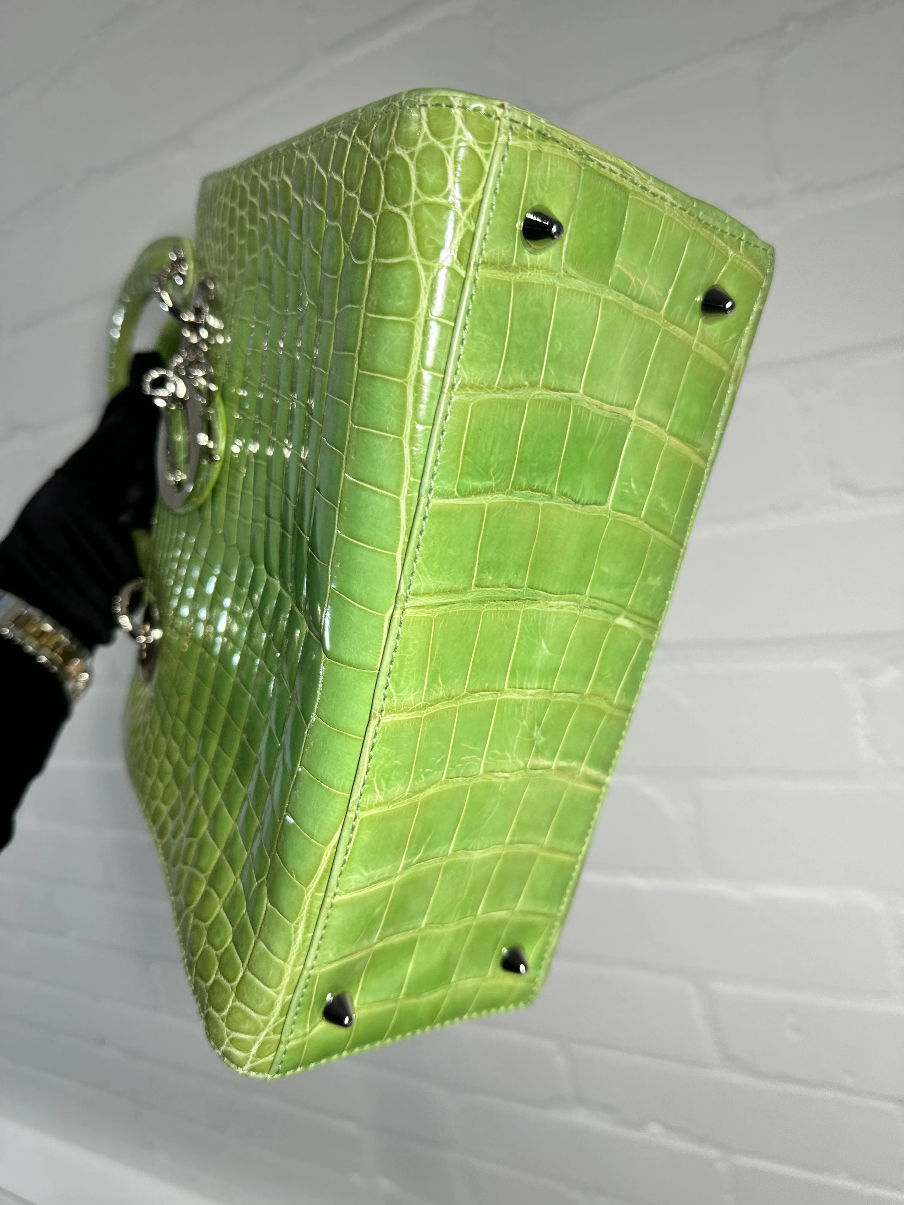 Medium Lady Dior Green