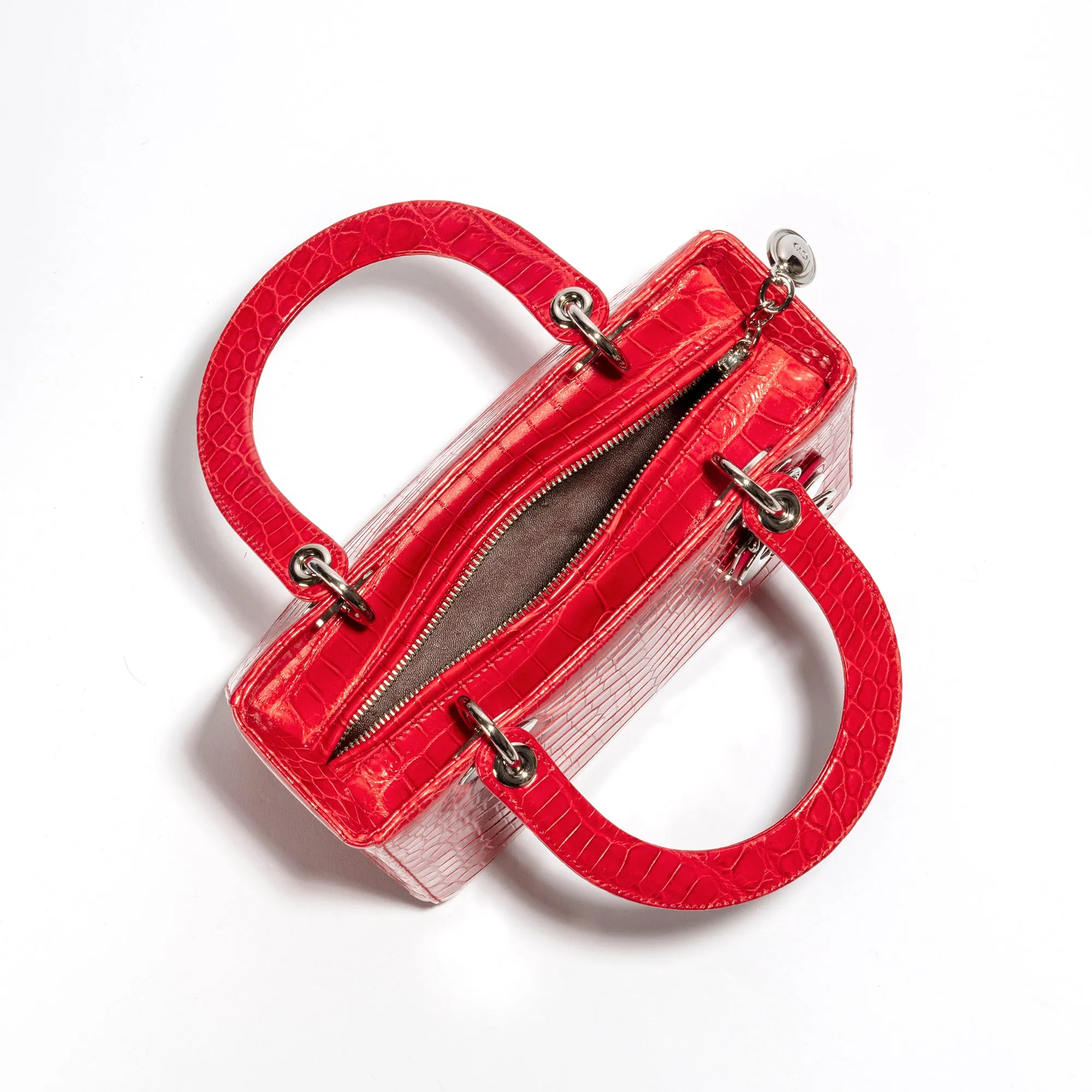Medium Lady Dior Red