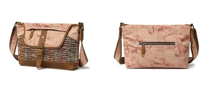 Mens Canvas Rustic Side Bag Messenger Bag Camera Courier Bag Shoulder Bag for Men