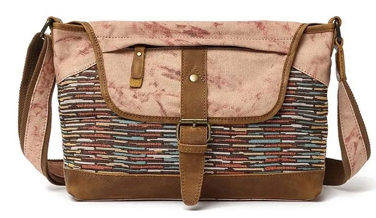 Mens Canvas Rustic Side Bag Messenger Bag Camera Courier Bag Shoulder Bag for Men