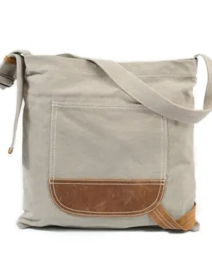 Mens Canvas Side Bag Messenger Bag Canvas Courier Bag Shoulder Bag for Men