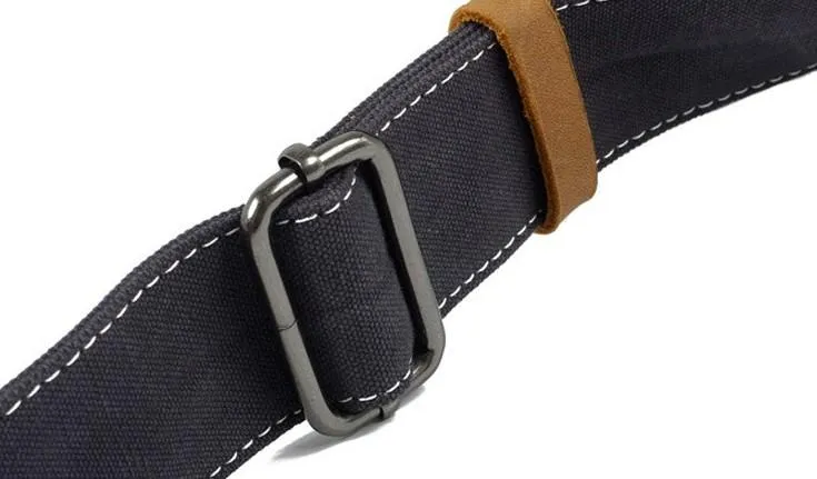 Mens Canvas Side Bag Messenger Bag Canvas Courier Bag Shoulder Bag for Men