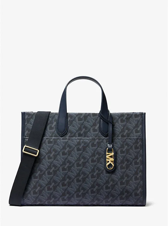 MICHAEL KORS Gigi Large Empire Signature Logo Tote Bag
