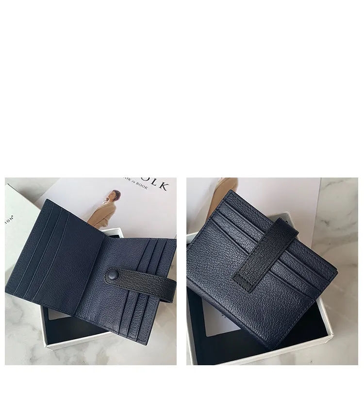 Minimalist Women Coffee SheepSkin Slim Card Holder Card Wallets Slim Card Holders Credit Card Holder For Women