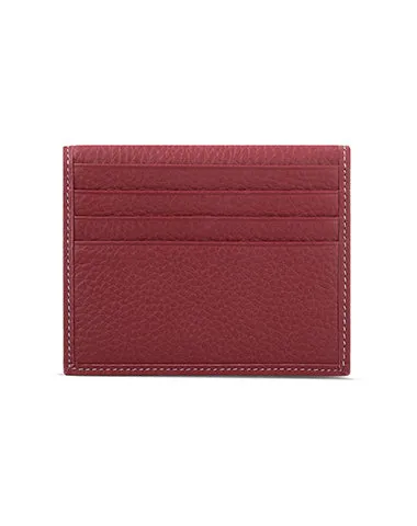 Minimalist Women Dark Gray Leather Slim Card Holders Small Card Wallet Cute Card Holder Credit Card Holder For Women