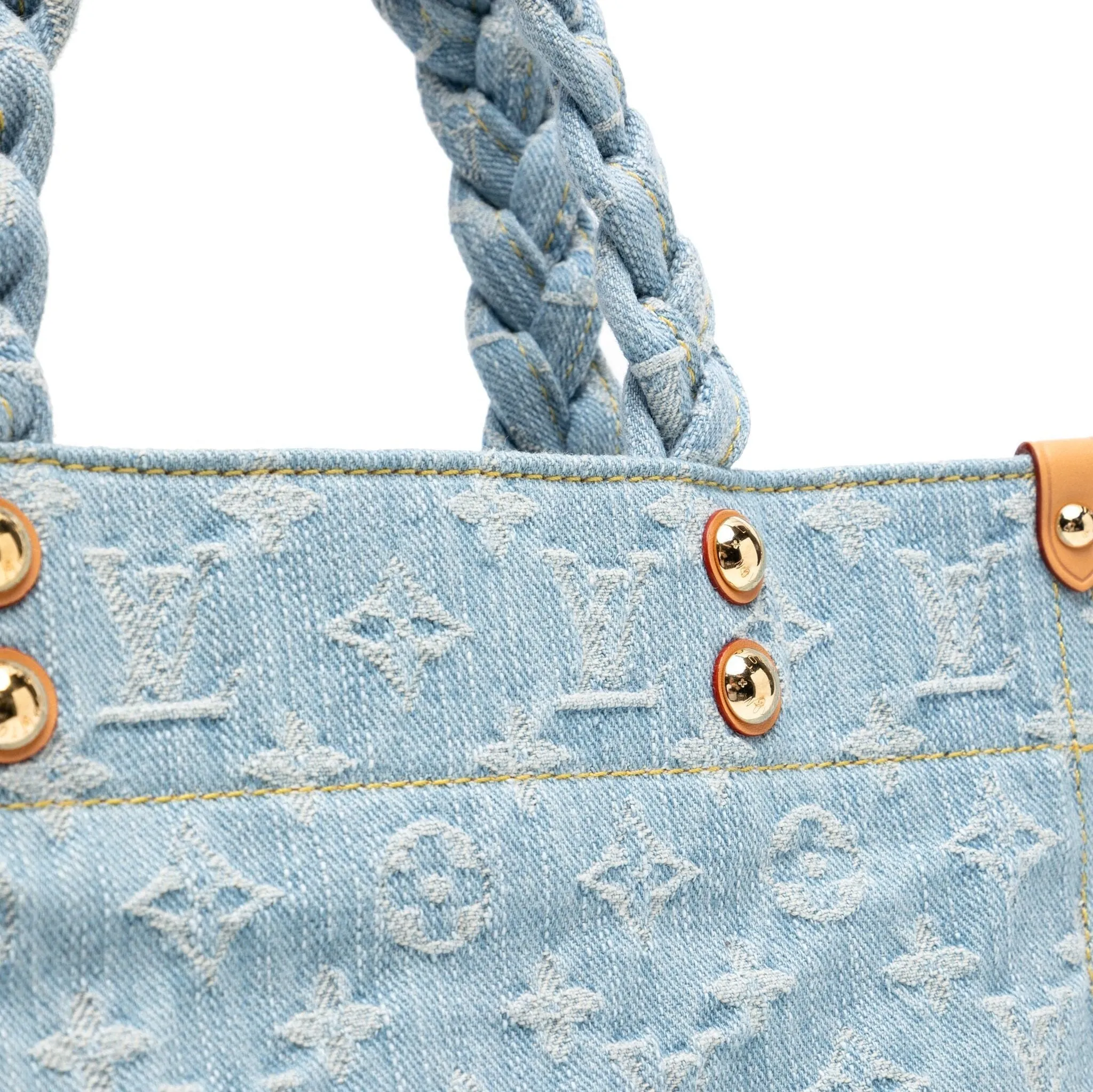 Monogram Denim Let Go PM Tote