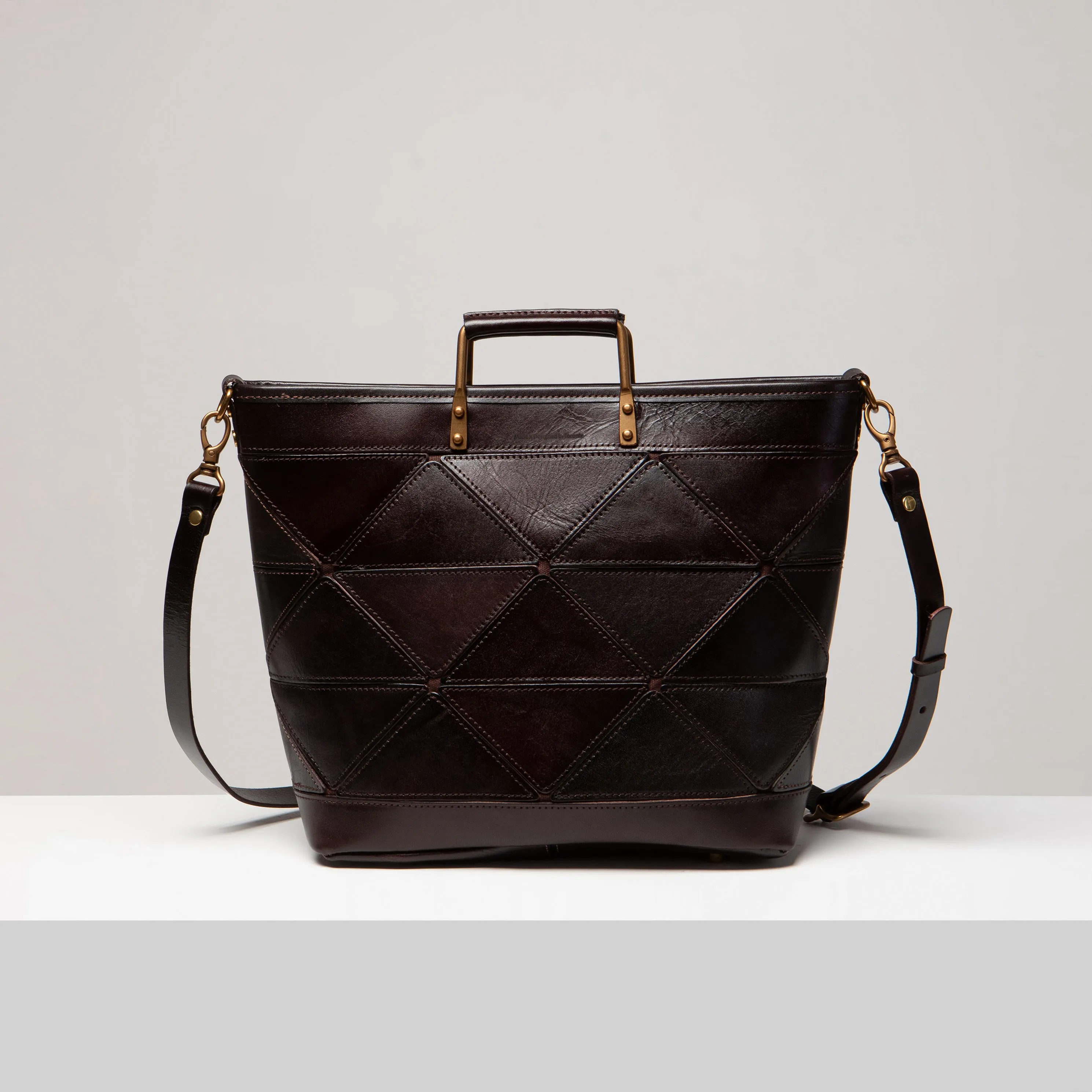Origami Large Tote - Espresso