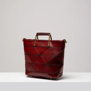 Origami Small Tote - Chestnut