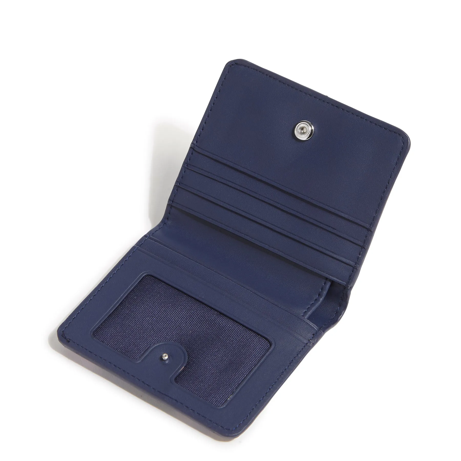 Outlet Faux Leather Essential Small Wallet