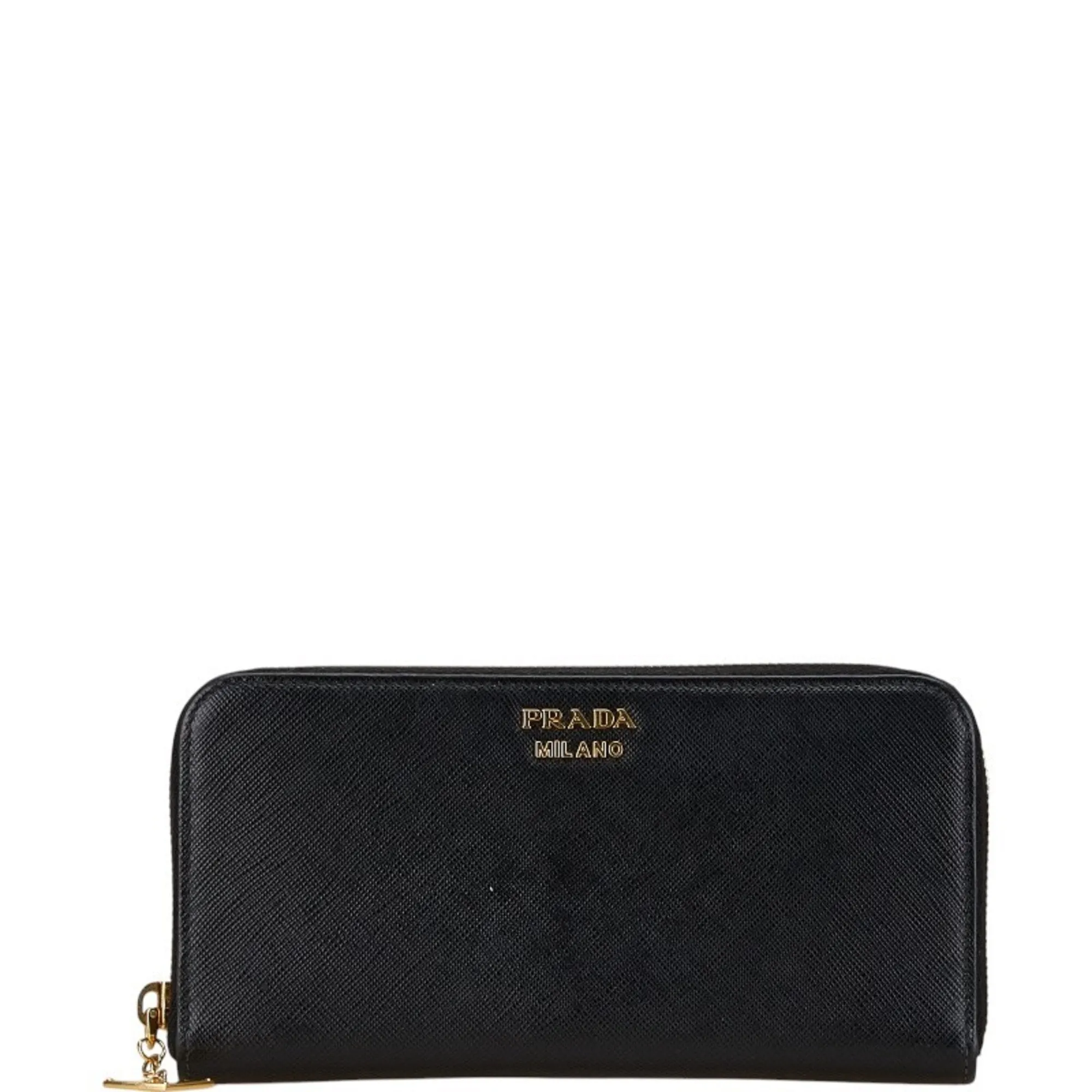 Prada Leather Long Wallet (Bi-Fold) (Pre-Owned)