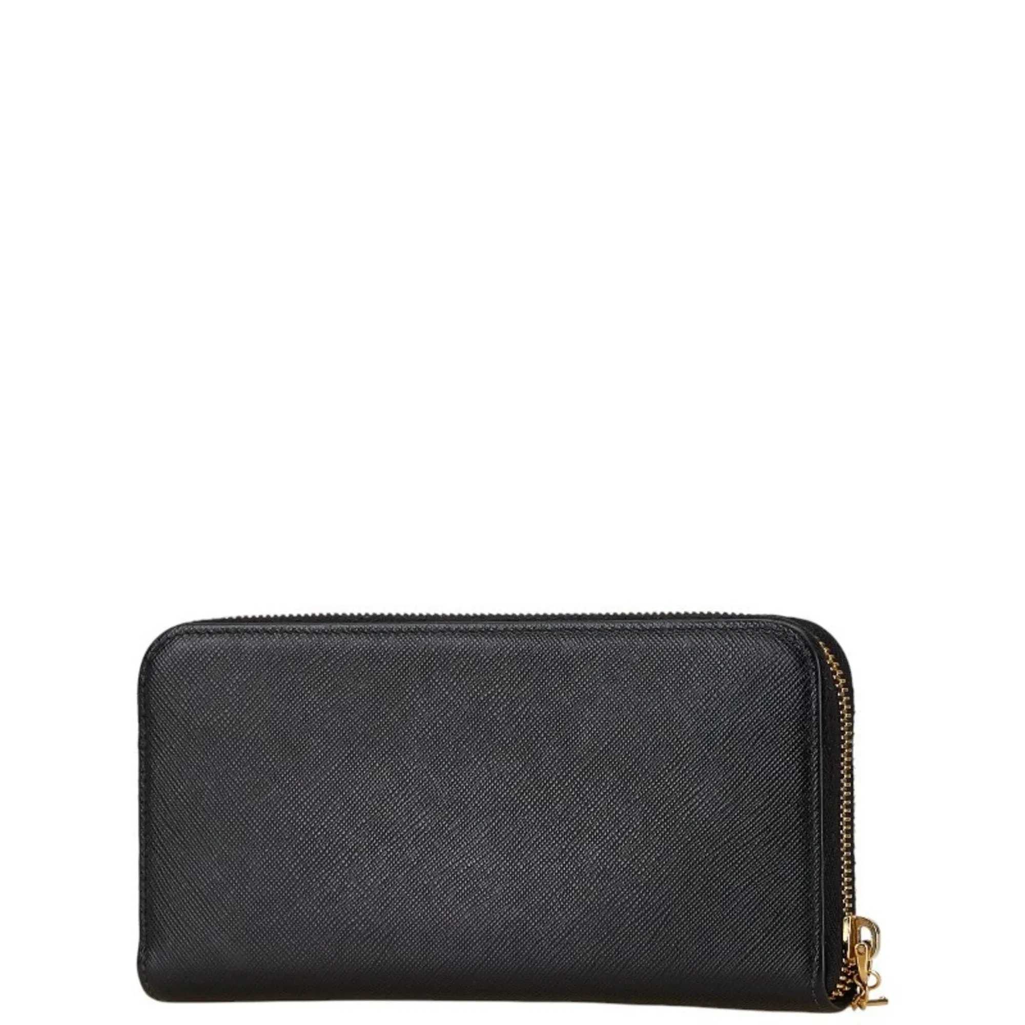 Prada Leather Long Wallet (Bi-Fold) (Pre-Owned)