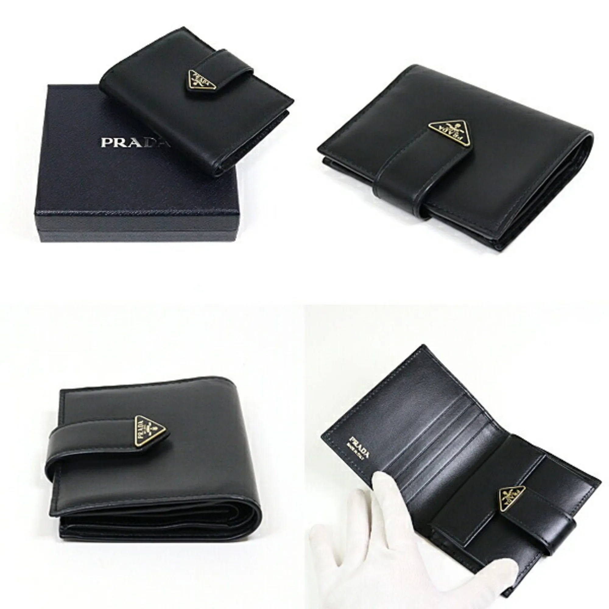 Prada Leather Wallet (Bi-Fold) (Pre-Owned)