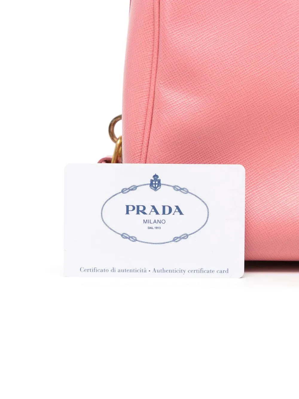 Promenade Pink Leather Handbag