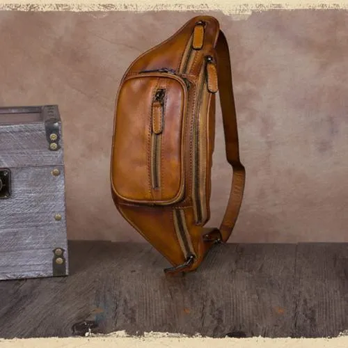 Purple Leather Womens Fanny Pack Hip Belt Bags Waist Bag Hip Bag Bum Bag for Women