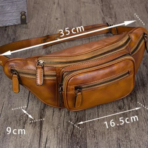 Purple Leather Womens Fanny Pack Hip Belt Bags Waist Bag Hip Bag Bum Bag for Women