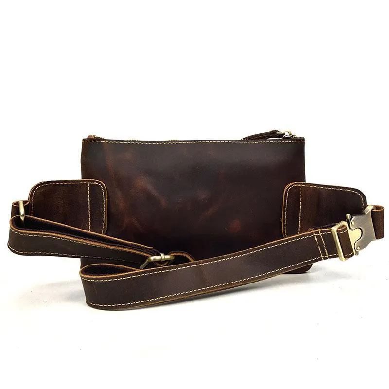 Retro and Cool LEATHER MENS FANNY PACK FOR MEN BUMBAG Vintage WAIST BAGS