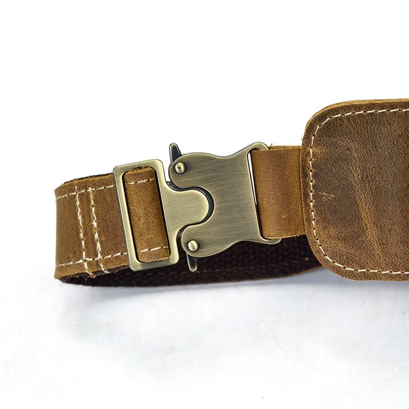 Retro and Cool LEATHER MENS FANNY PACK FOR MEN BUMBAG Vintage WAIST BAGS