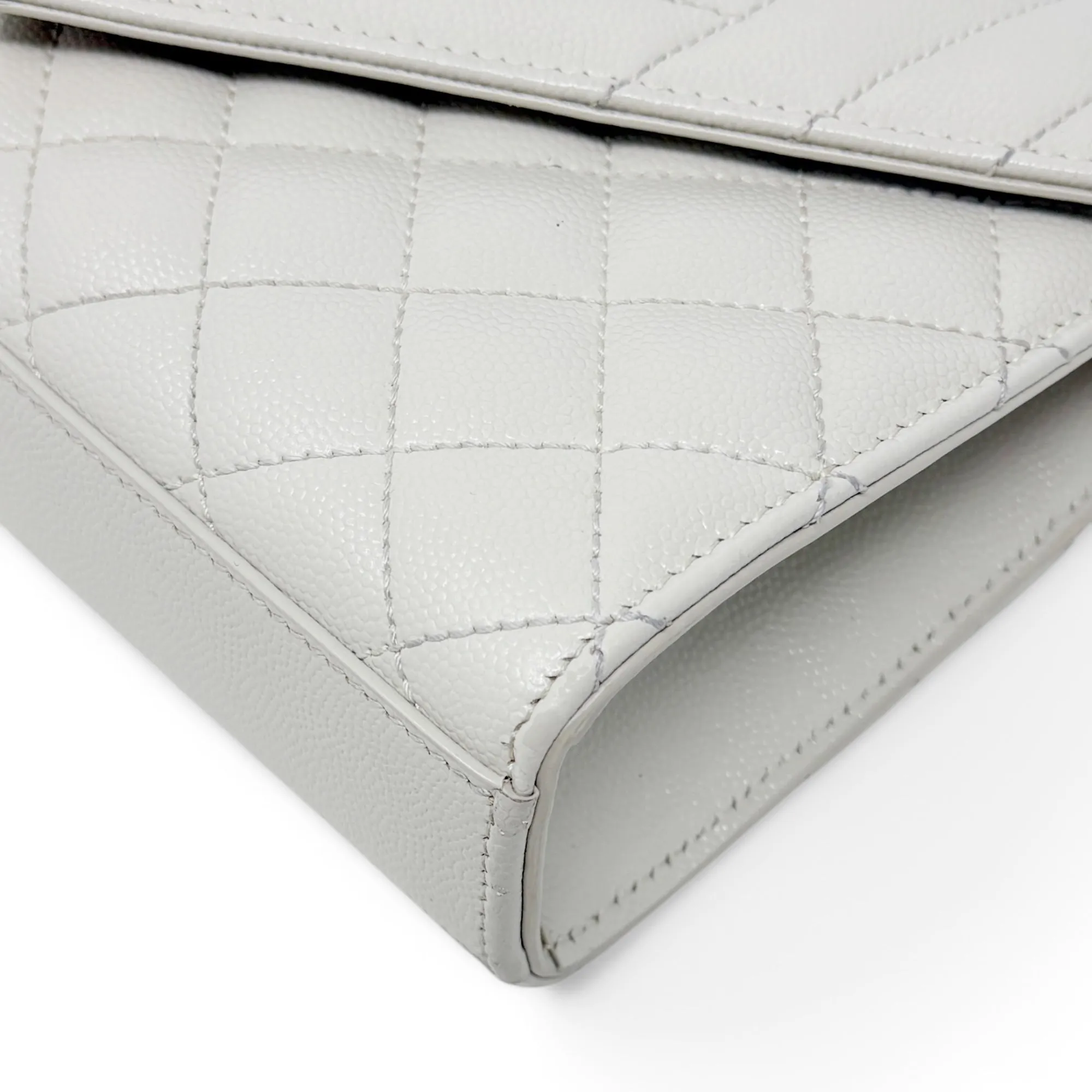 Saint Laurent Blanc Vintage Small Envelope Bag