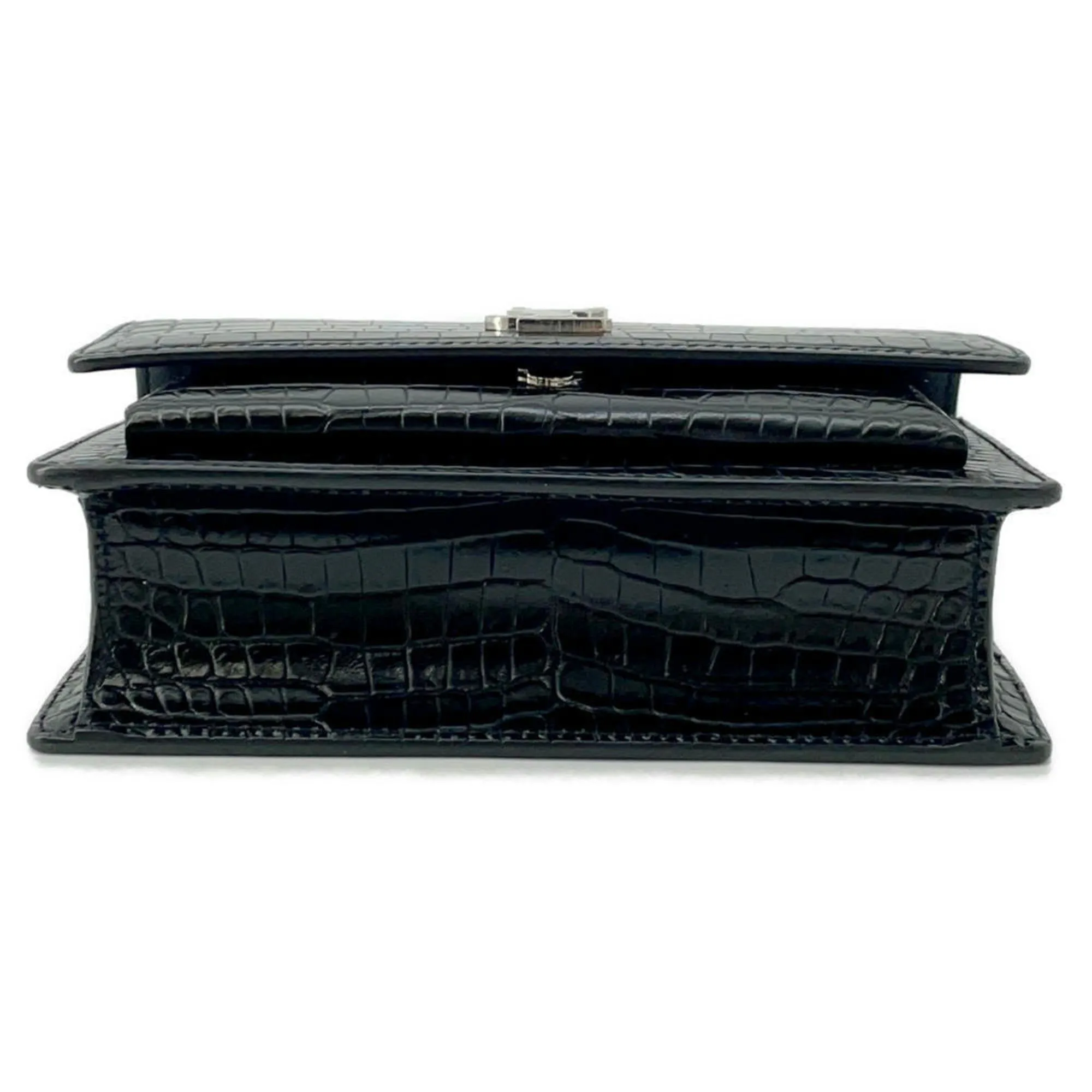 Saint Laurent Leather Chain/Shoulder Wallet (Pre-Owned)