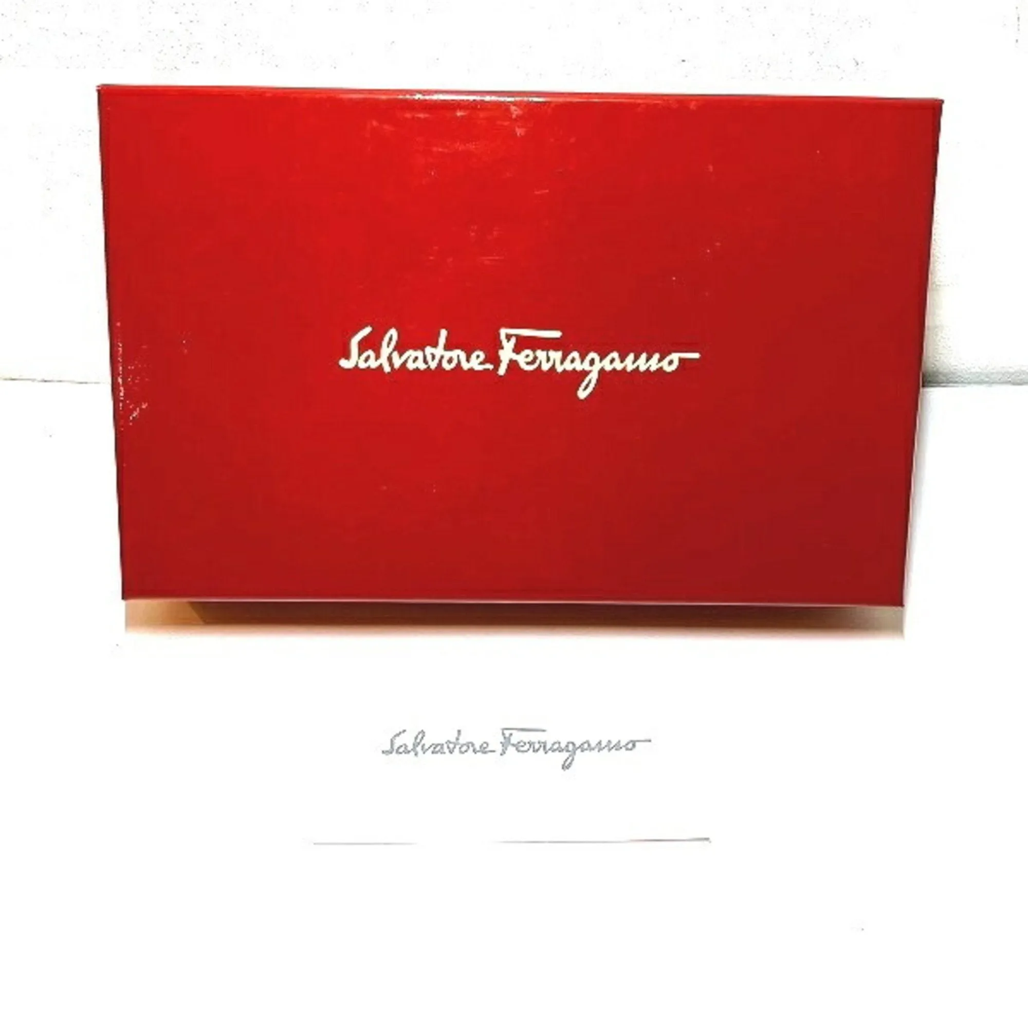 Salvatore Ferragamo Leather Long Wallet (Bi-Fold) (Pre-Owned)