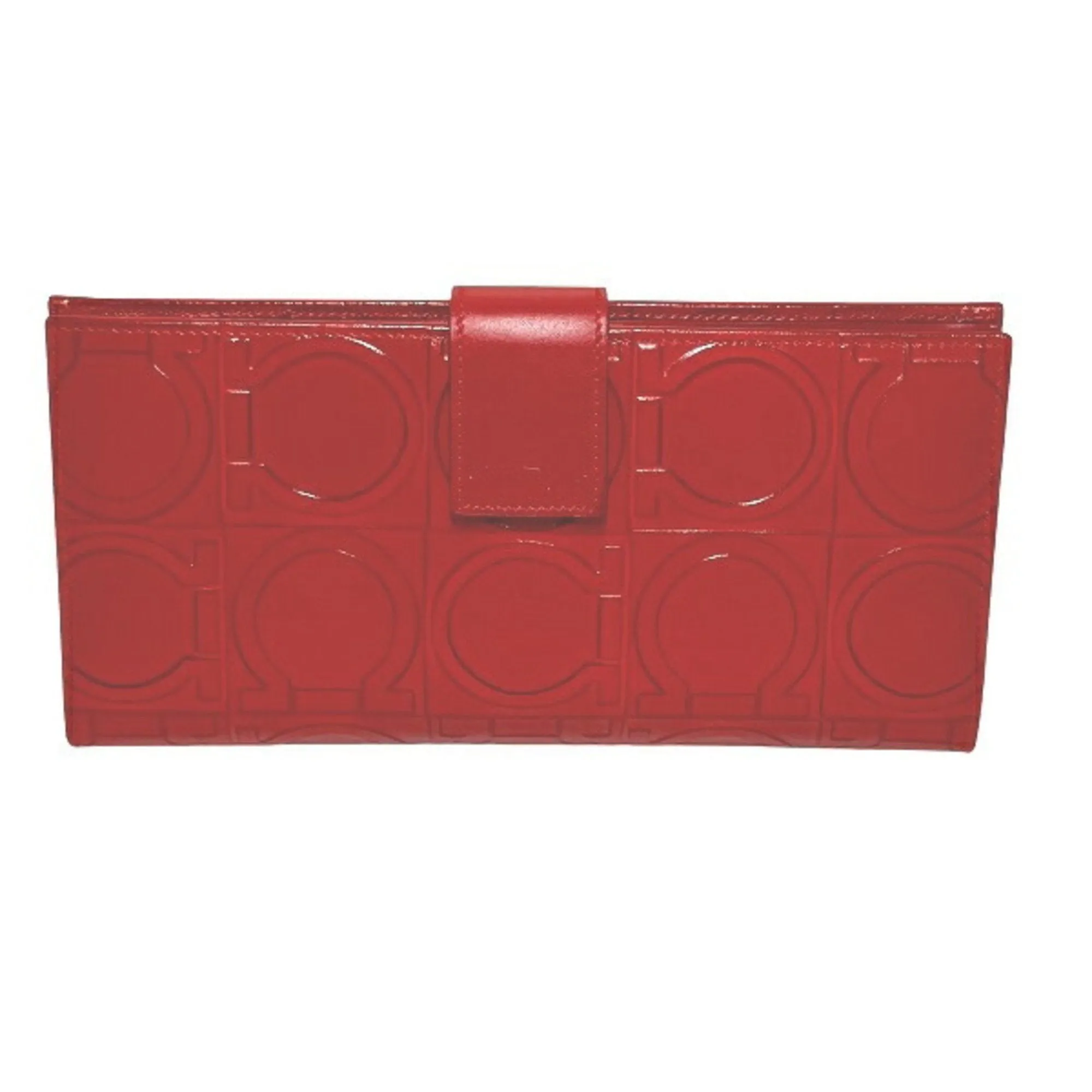 Salvatore Ferragamo Leather Long Wallet (Bi-Fold) (Pre-Owned)