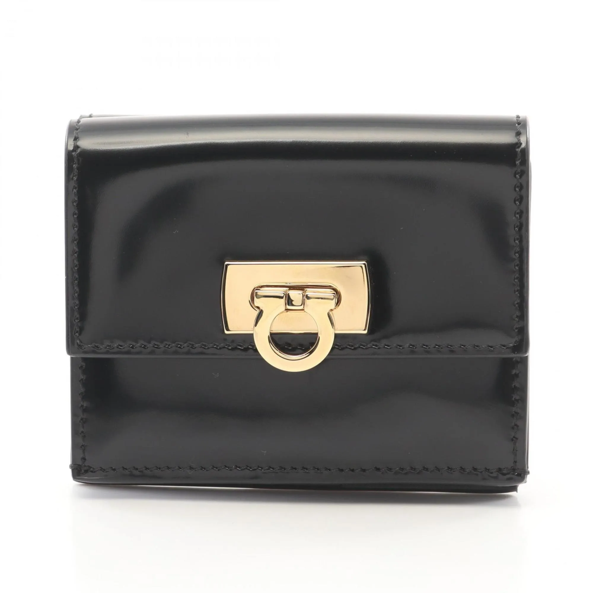 Salvatore Ferragamo Leather Wallet (Bi-Fold) (Pre-Owned)